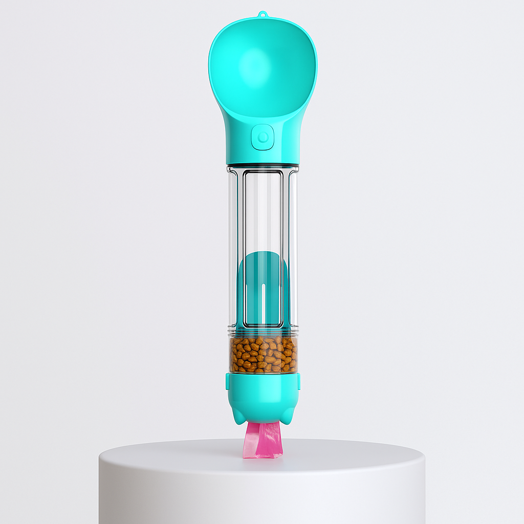 La 3 en 1  - Gourde, Croquette et Ramasse crotte Wafter et Companie