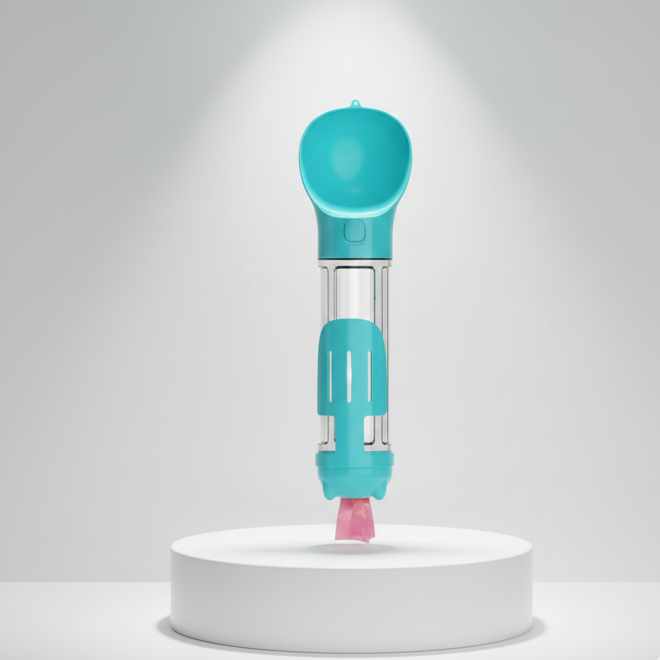 L'essentielle - Gourde et ramasse crotte Wafter et Compagnie