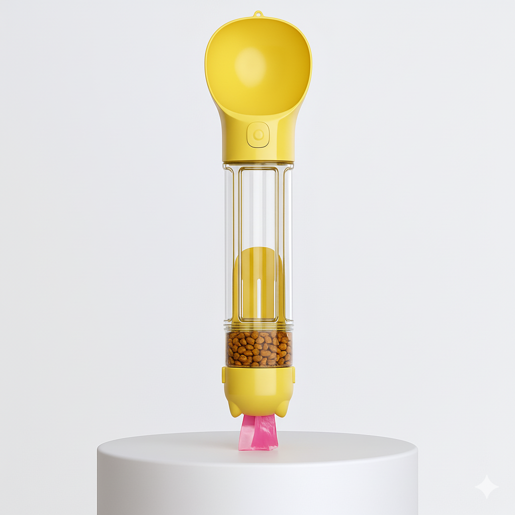 La 3 en 1  - Gourde, Croquette et Ramasse crotte Wafter et Companie