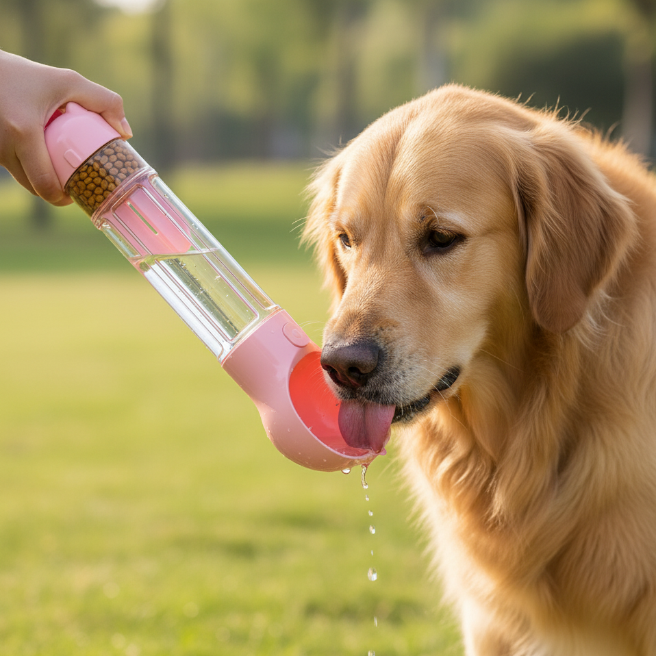 La 3 en 1  - Gourde, Croquette et Ramasse crotte Wafter et Companie