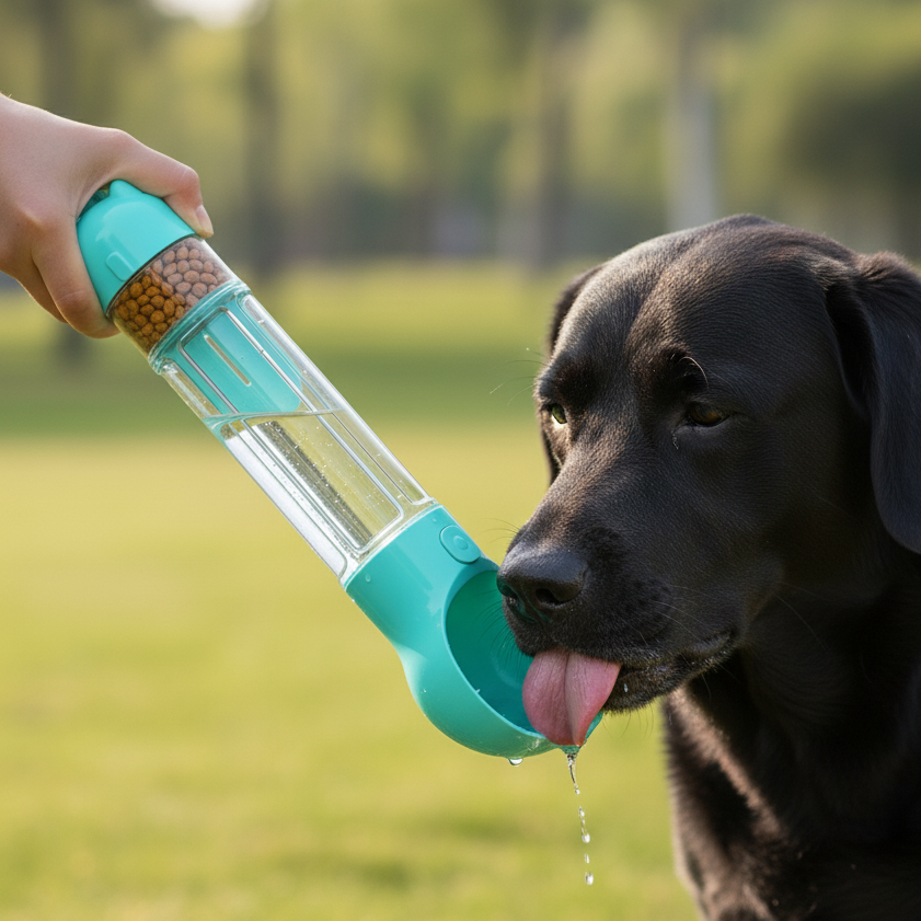 La 3 en 1  - Gourde, Croquette et Ramasse crotte Wafter et Companie