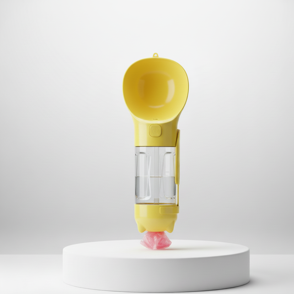 La 3 en 1  - Gourde, Croquette et Ramasse crotte Wafter et Companie