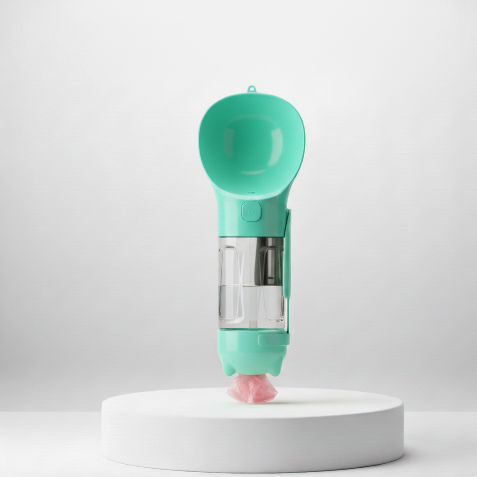 La 3 en 1  - Gourde, Croquette et Ramasse crotte Wafter et Companie