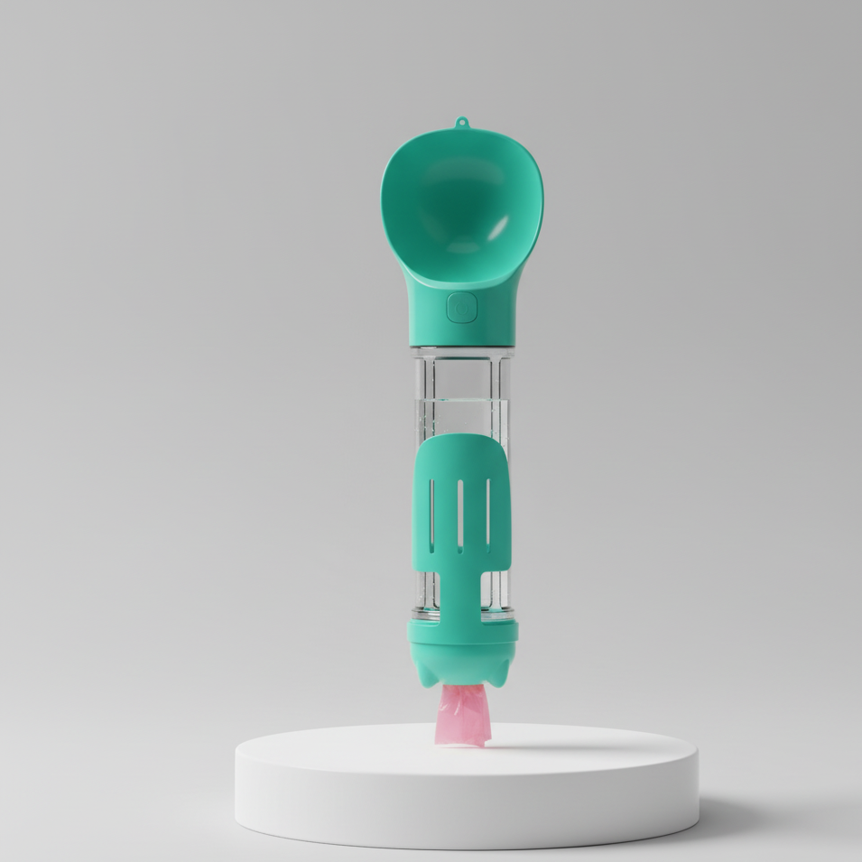 L'essentielle - Gourde et ramasse crotte Wafter et Compagnie