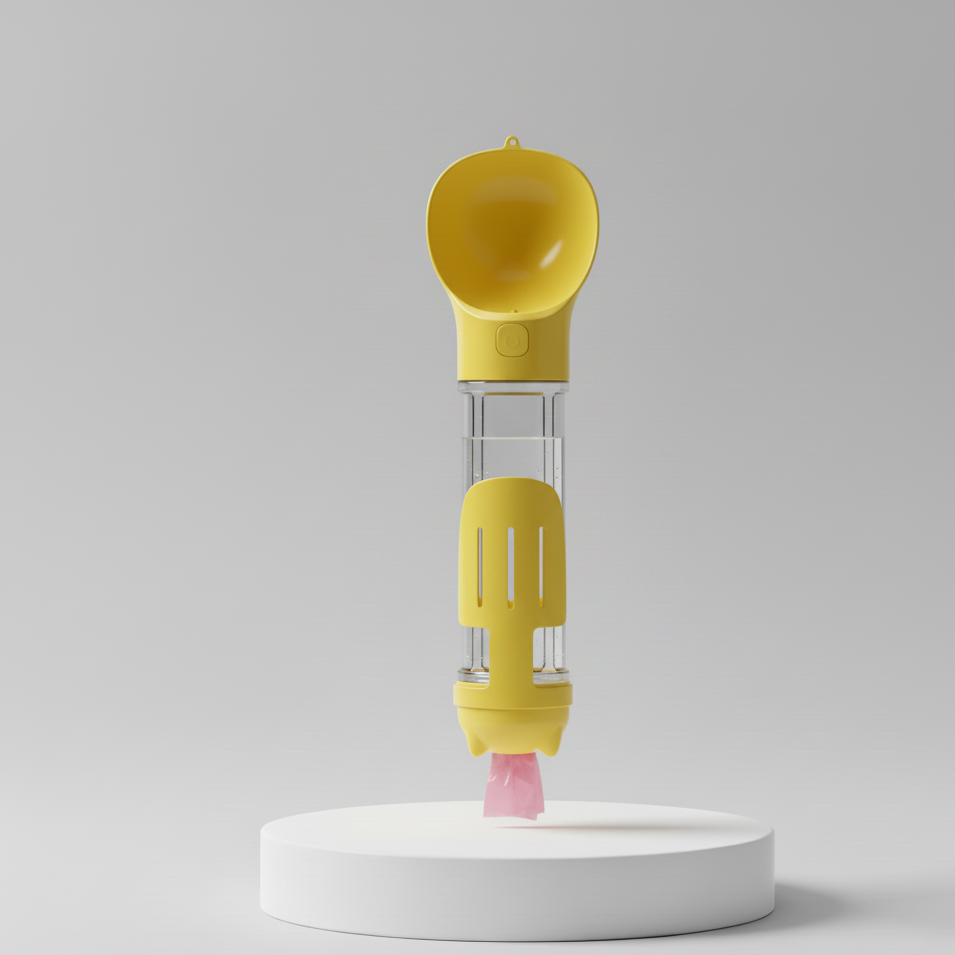 L'essentielle - Gourde et ramasse crotte Wafter et Compagnie